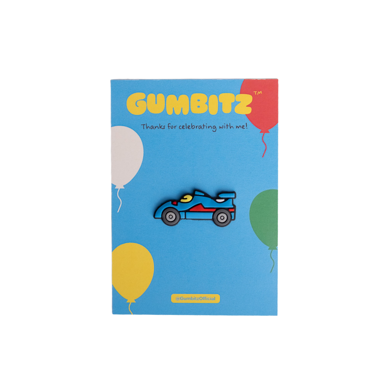 Gumbitz Party Favours - Car Blue - Bag PIn