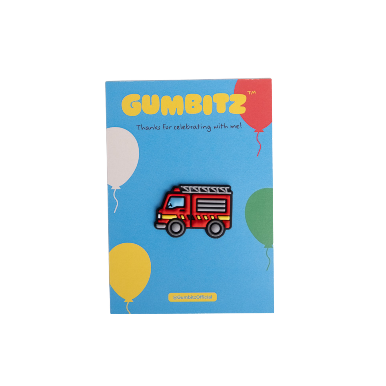Gumbitz Party Favours - Fire Truck - Bag Pin