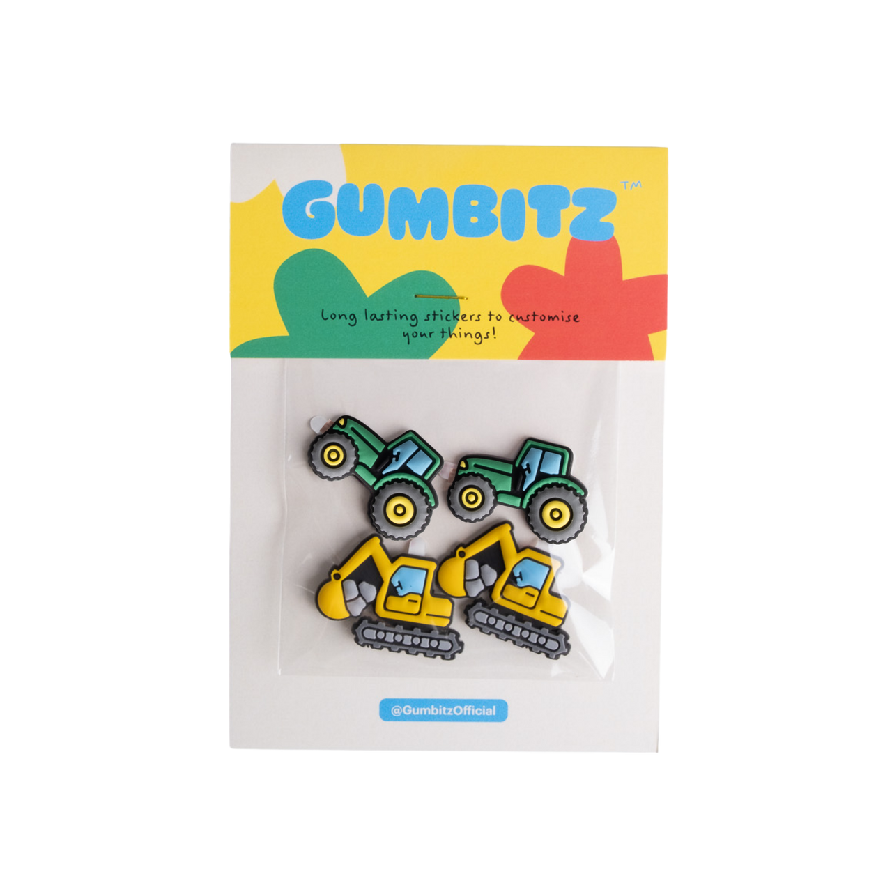 Gumbitz Sticker Set | Green Tractors & Diggers