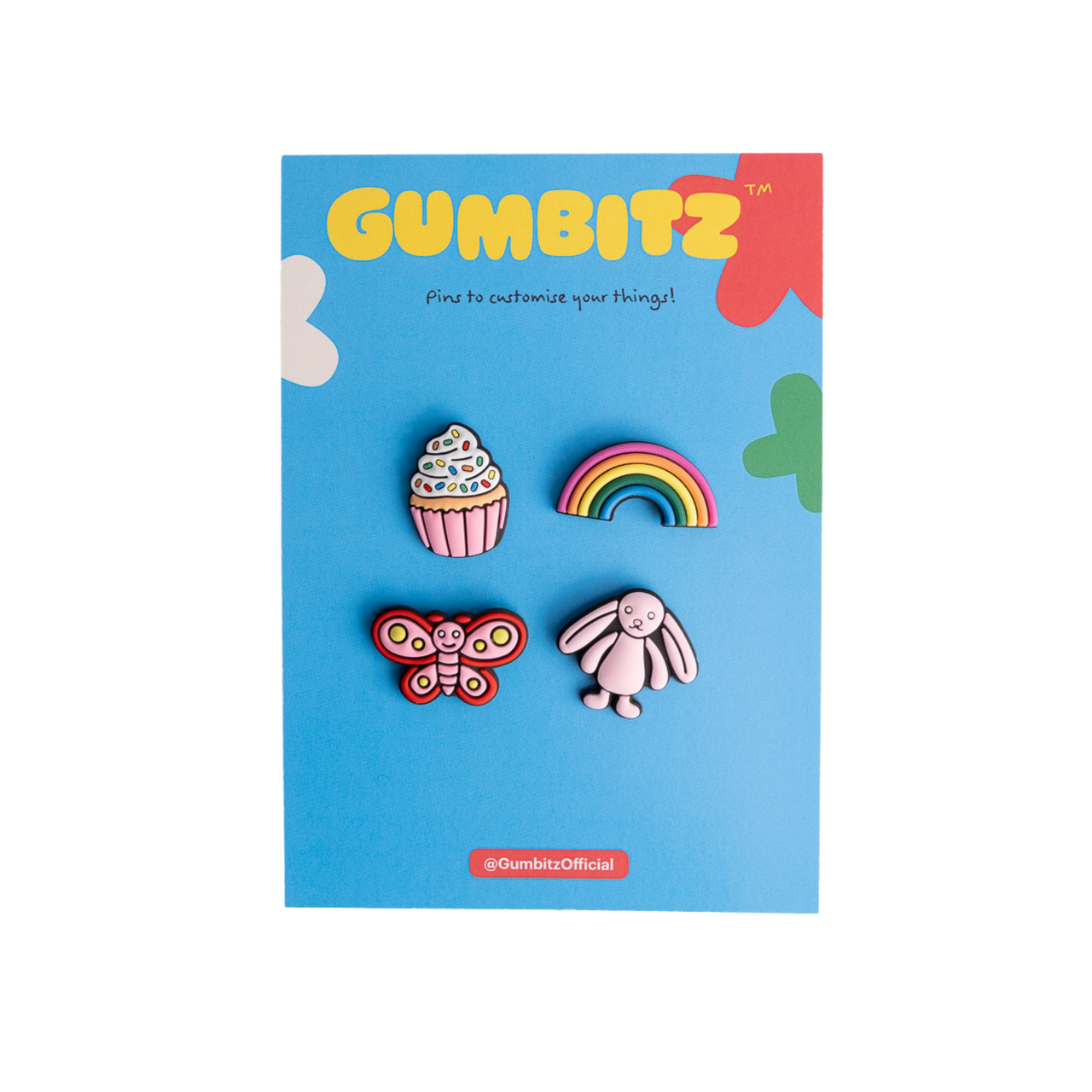 Gumbitz Bag Pins | Pink Mix