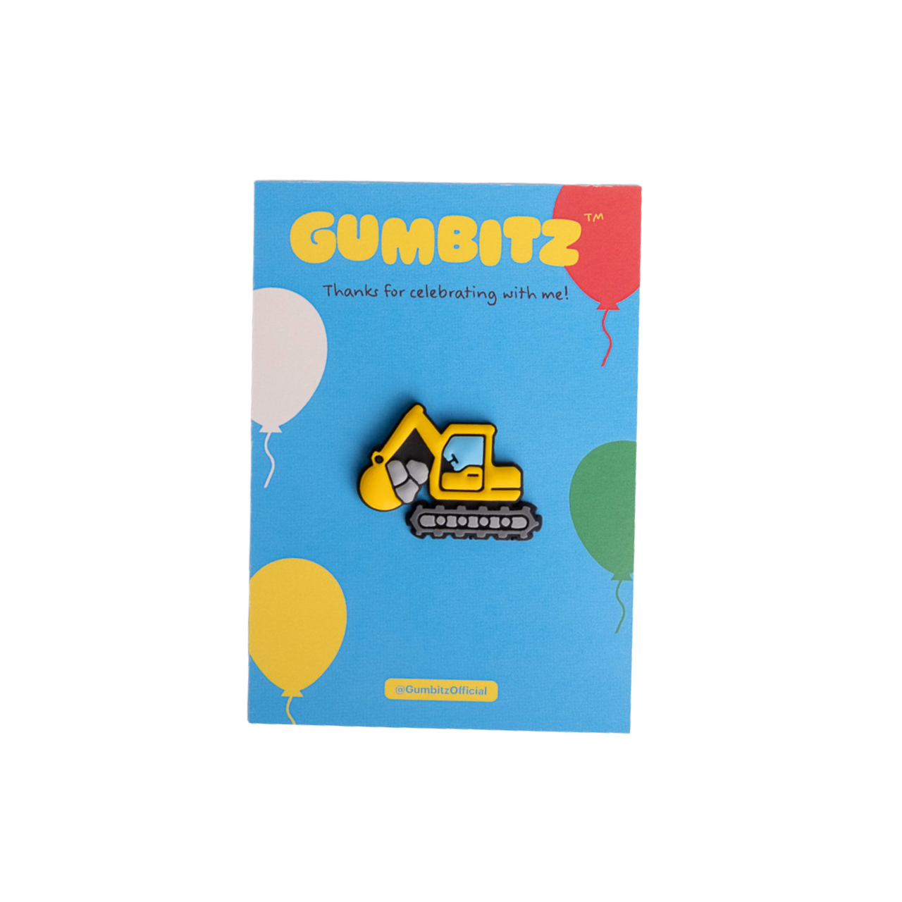 Gumbitz Party Favours - Digger - Bag Pin