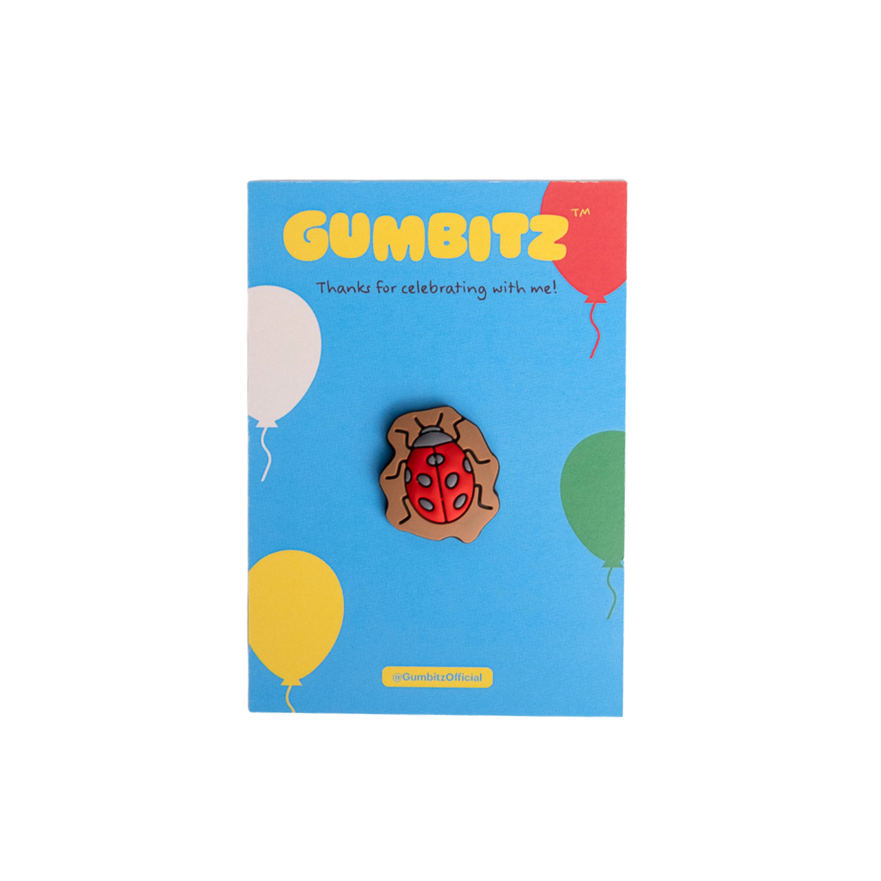 Gumbitz Party Favours - Ladybug - Bag Pin