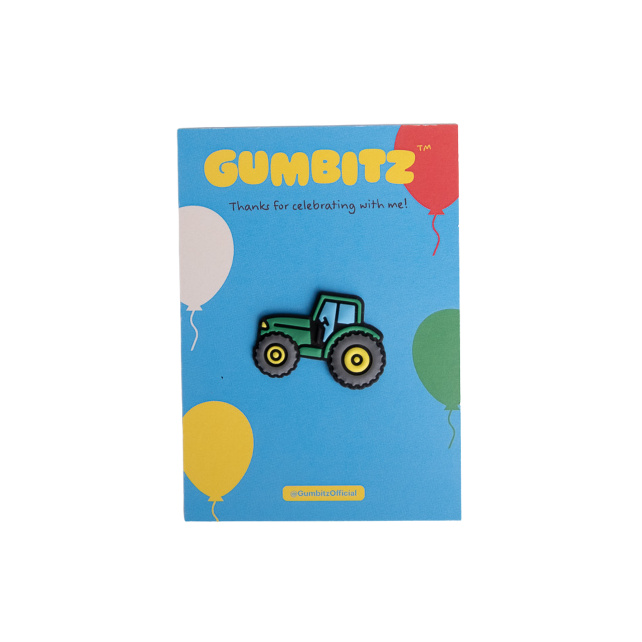 Gumbitz Party Favours - Tractor Green - Bag Pin