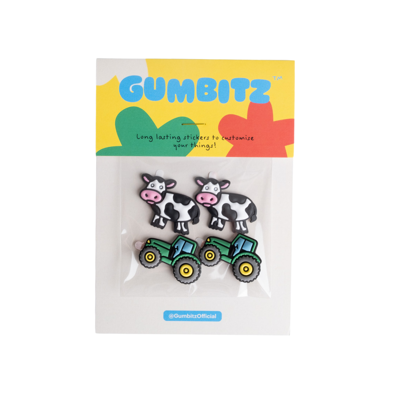 Gumbitz Sticker Set | Green Tractors & Cows (Pre-Order)