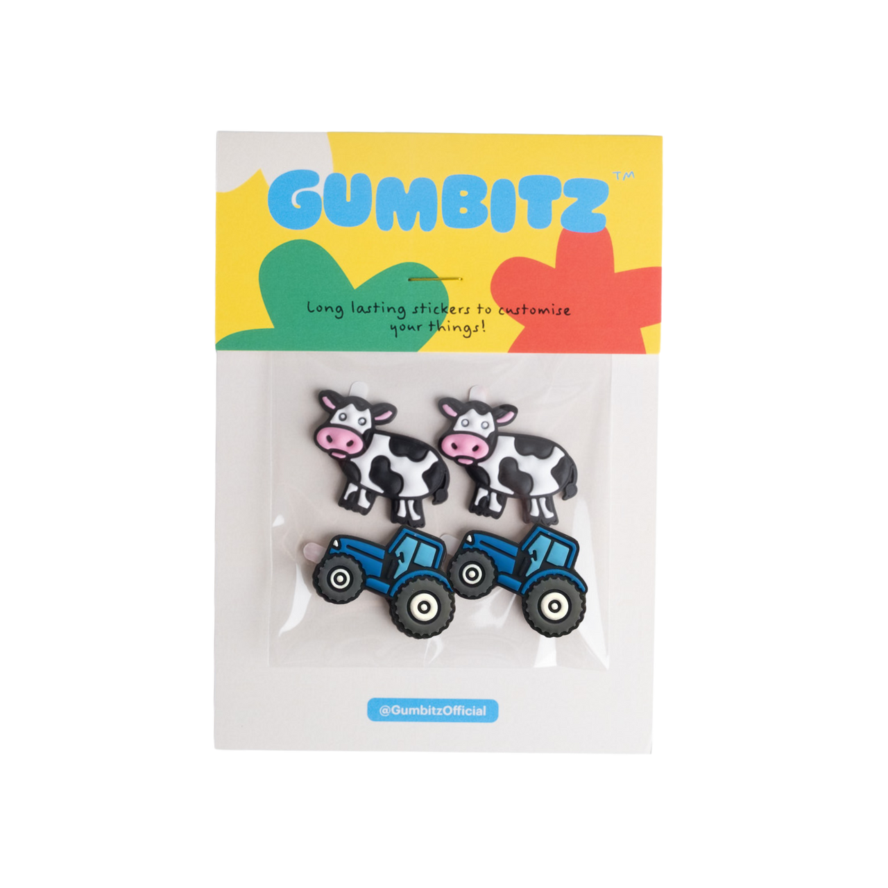 Gumbitz Sticker Set | Blue Tractors & Cows (Pre-Order)