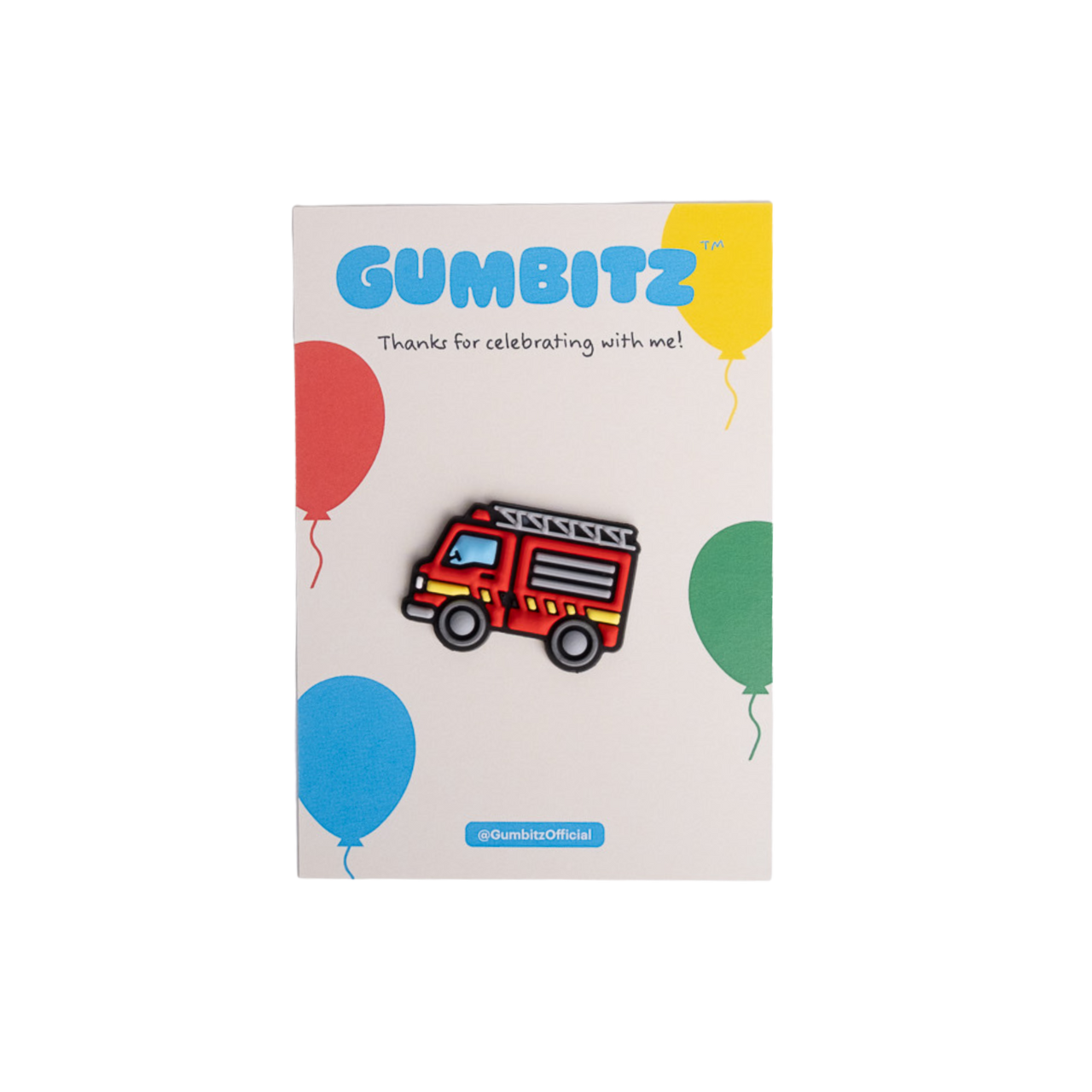 Gumbitz Party Favours - Fire Truck Sticker
