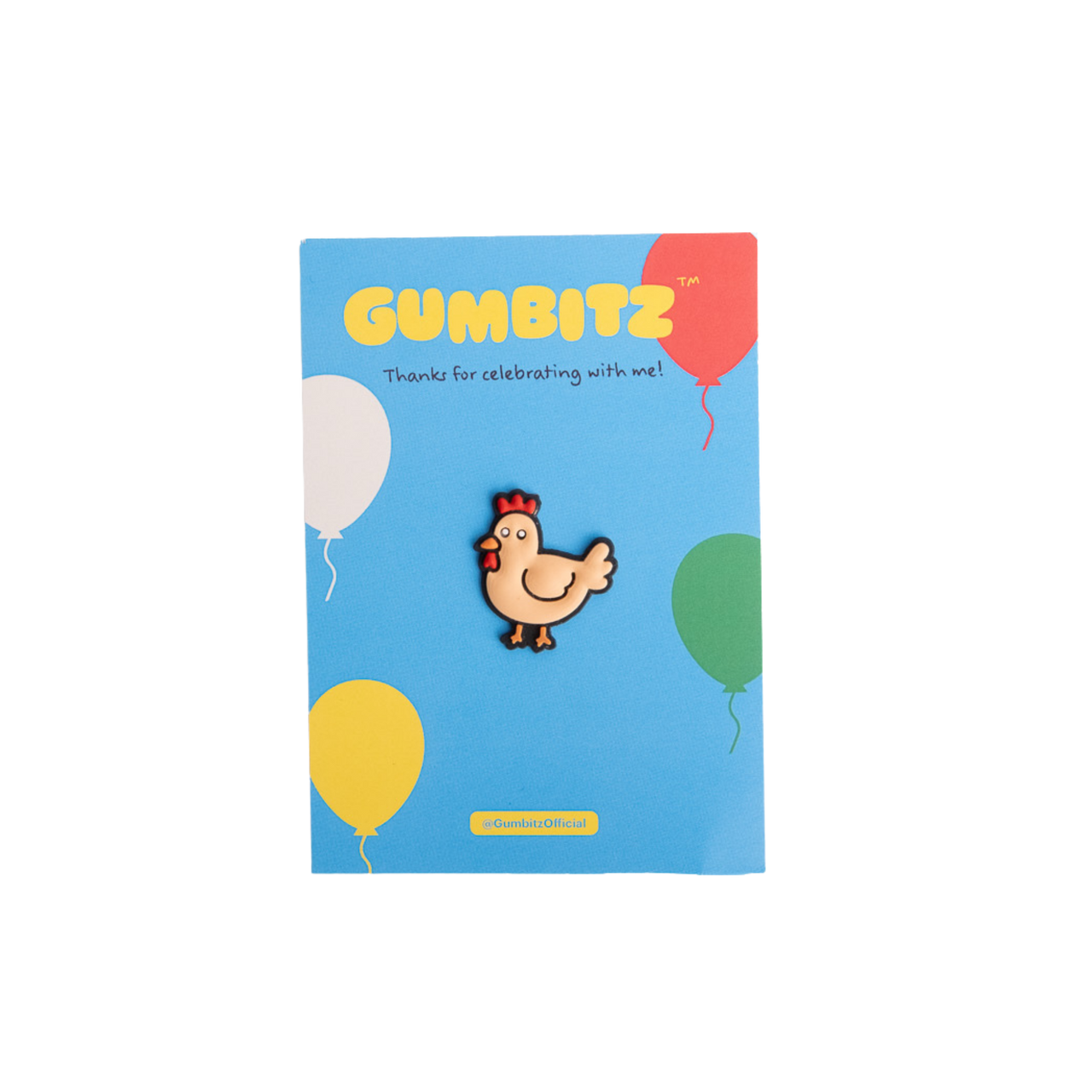 Gumbitz Party Favours - Chook - Bag Pin