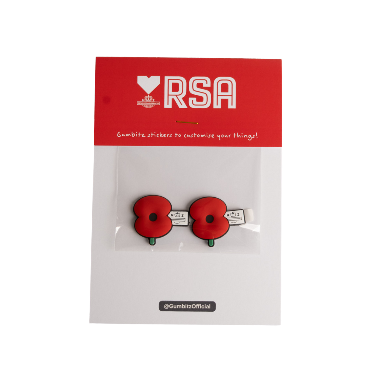 Gumbitz Fundraiser | Royal New Zealand RSA ANZAC Poppy (Sold Out)