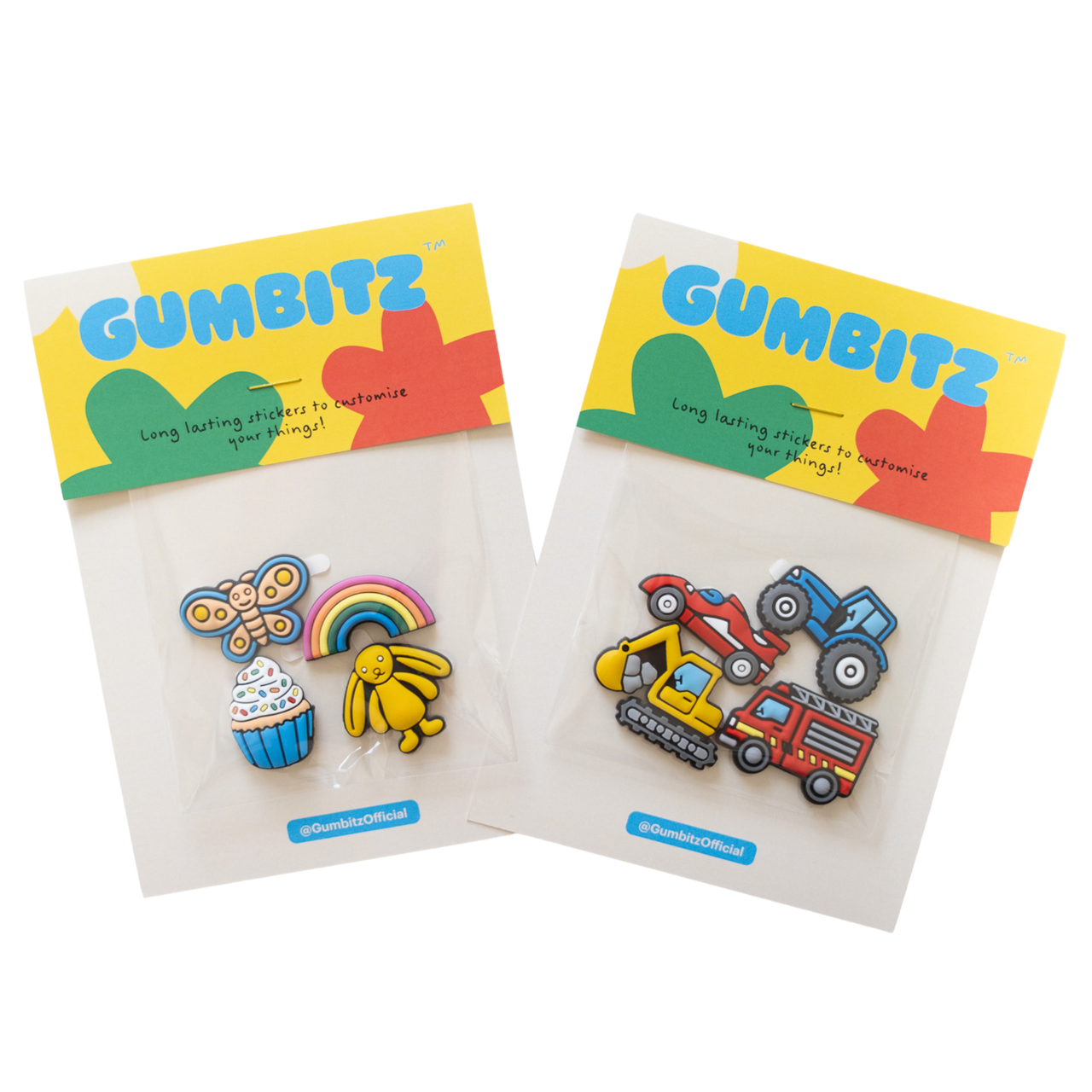Gumbitz Sticker Bundle | Siblings and Niblings Mixed Pack (Blue & Yellow)
