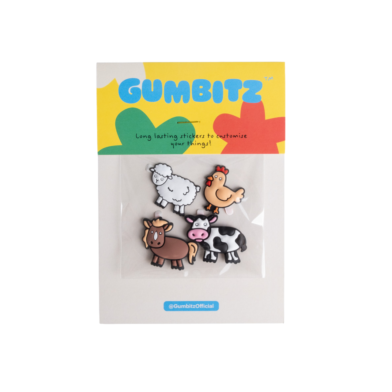 Gumbitz Sticker Mixed Pack | Farm Animals with Horse (Pre-Order)