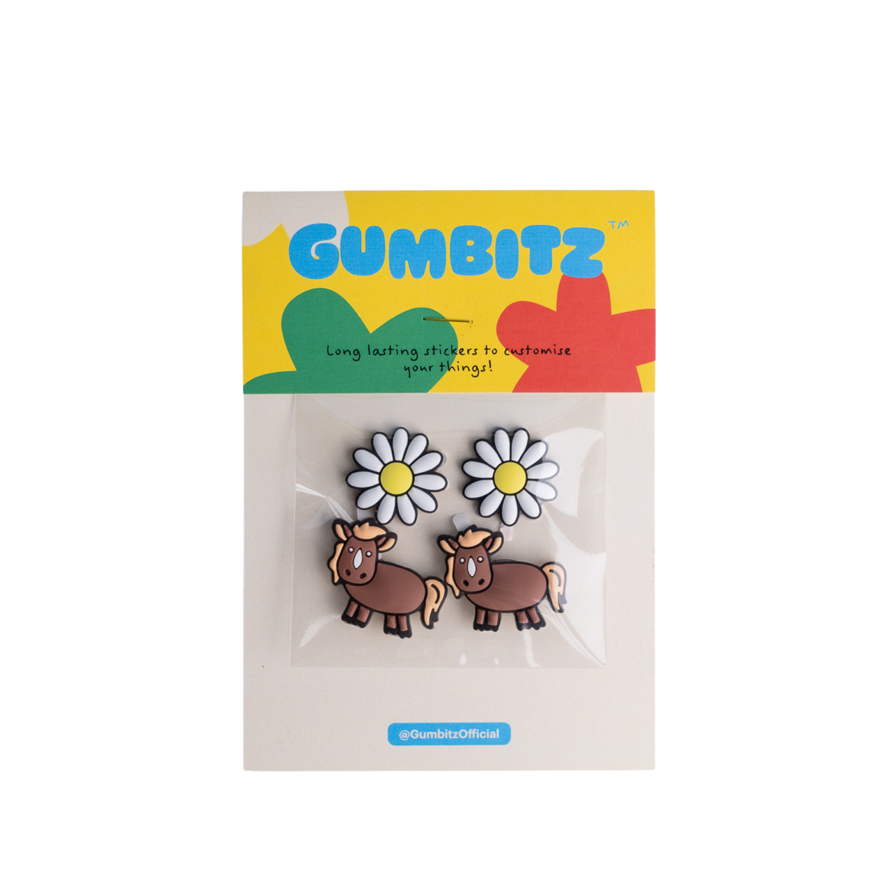 Gumbitz Sticker Set | Horses & Daisies