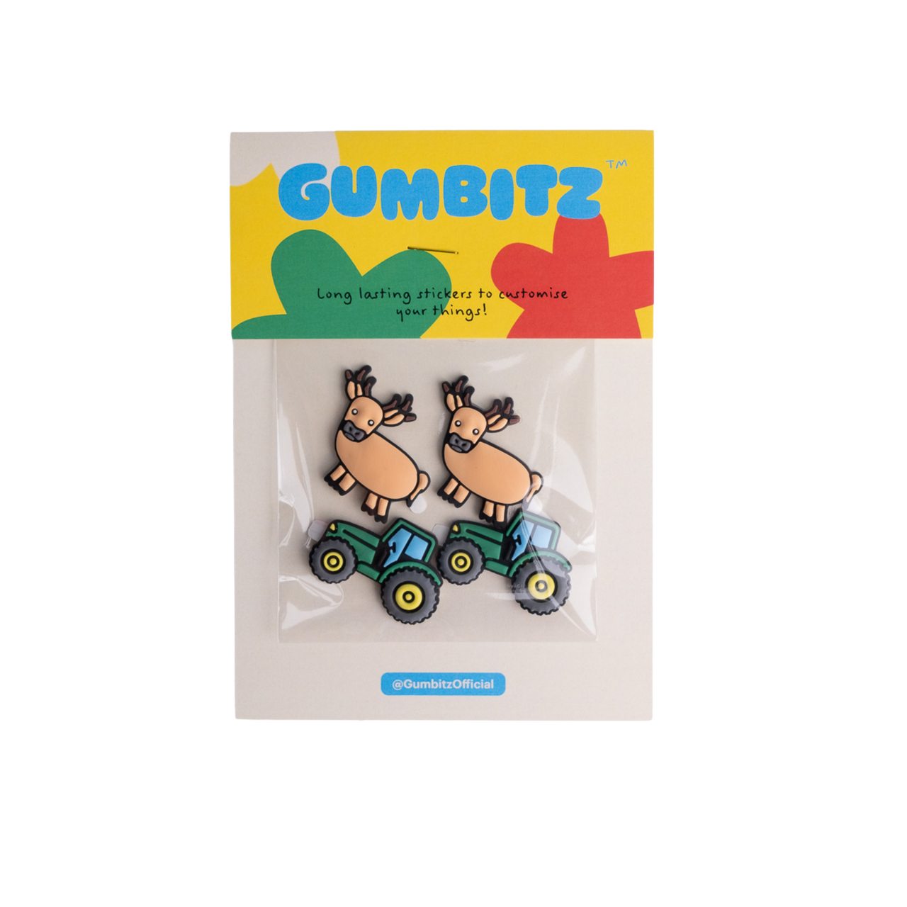 Gumbitz Sticker Set | Stags & Green Tractors